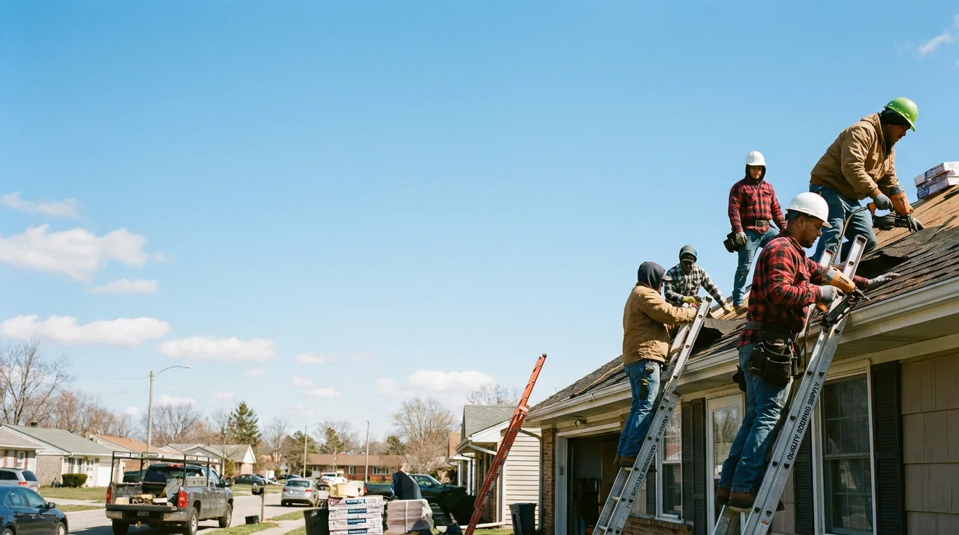 Roofing in Sextonville, WI near me